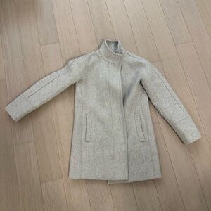 JCrew City Coat size 2 grey